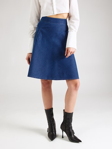MADS NORGAARD COPENHAGEN Skirt 'Stelly' in Blue: front