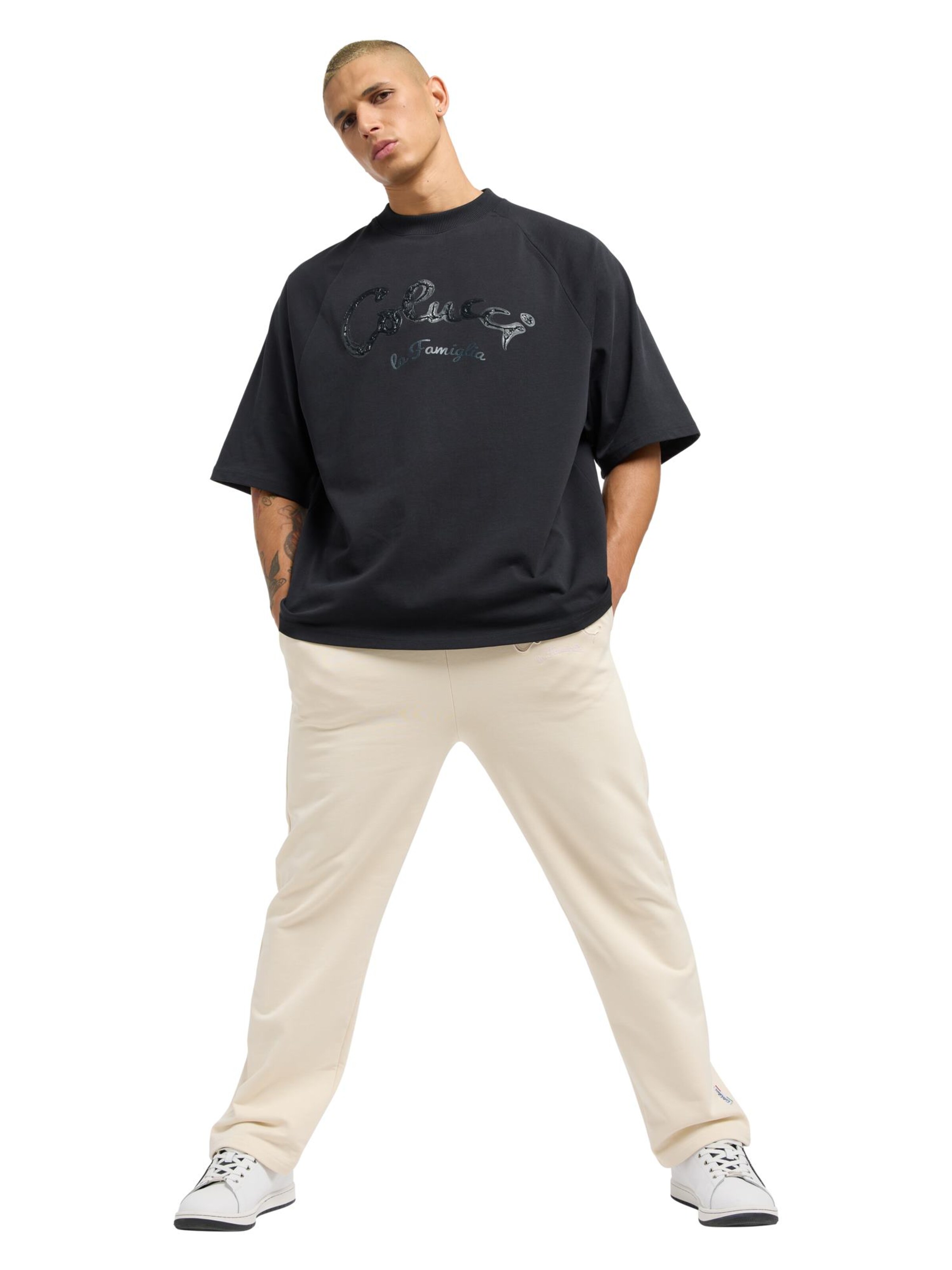 Carlo Colucci Shirt 'Donevski' in Zwart