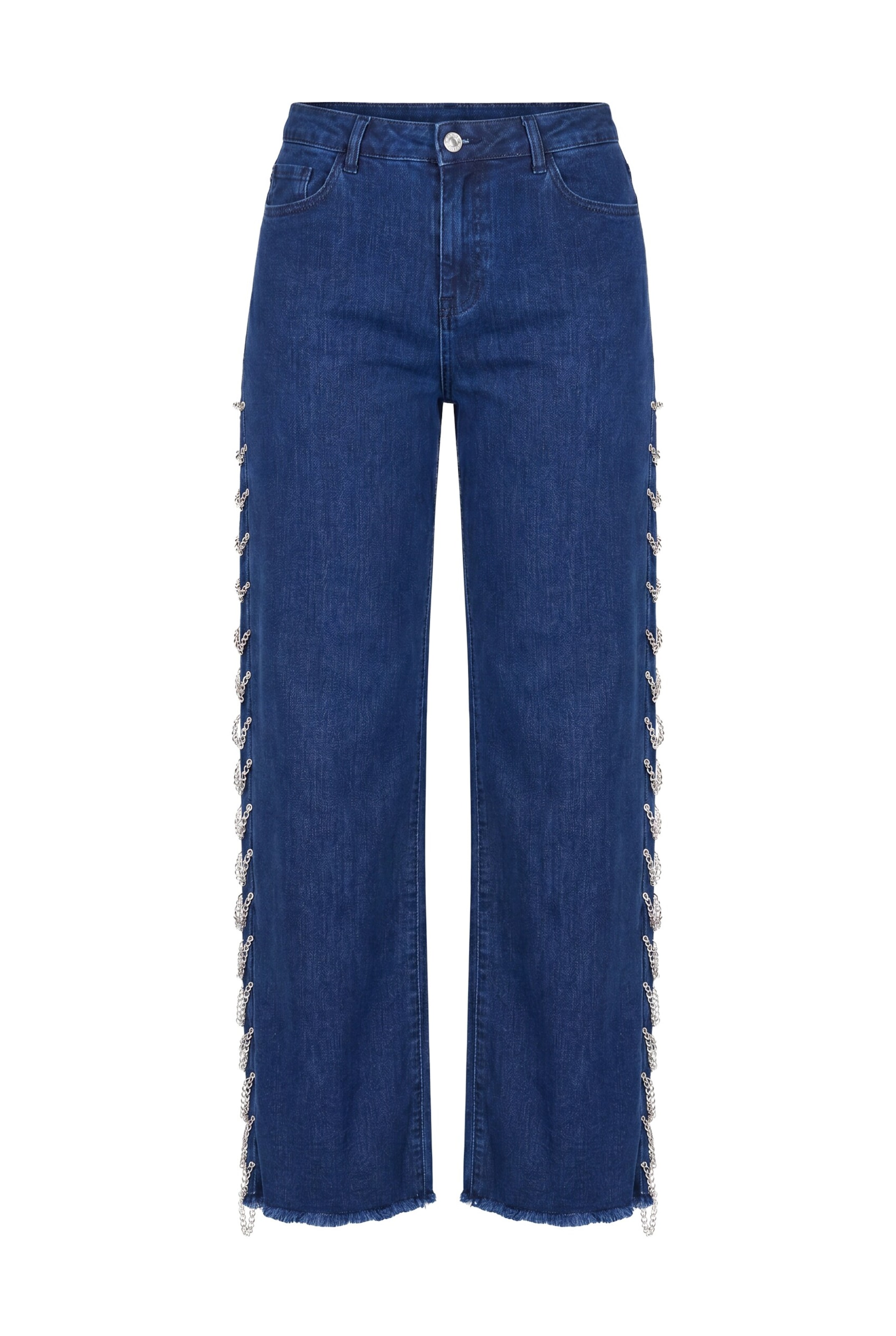 Ulla Popken Regular Jeans in Blue: front