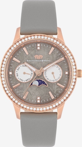 Montre à affichage analogique Rhodenwald & Söhne en gris : devant