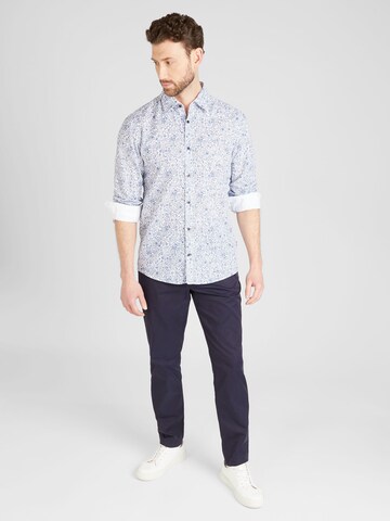 JOOP! Jeans Regular fit Button Up Shirt 'Hanson' in Beige