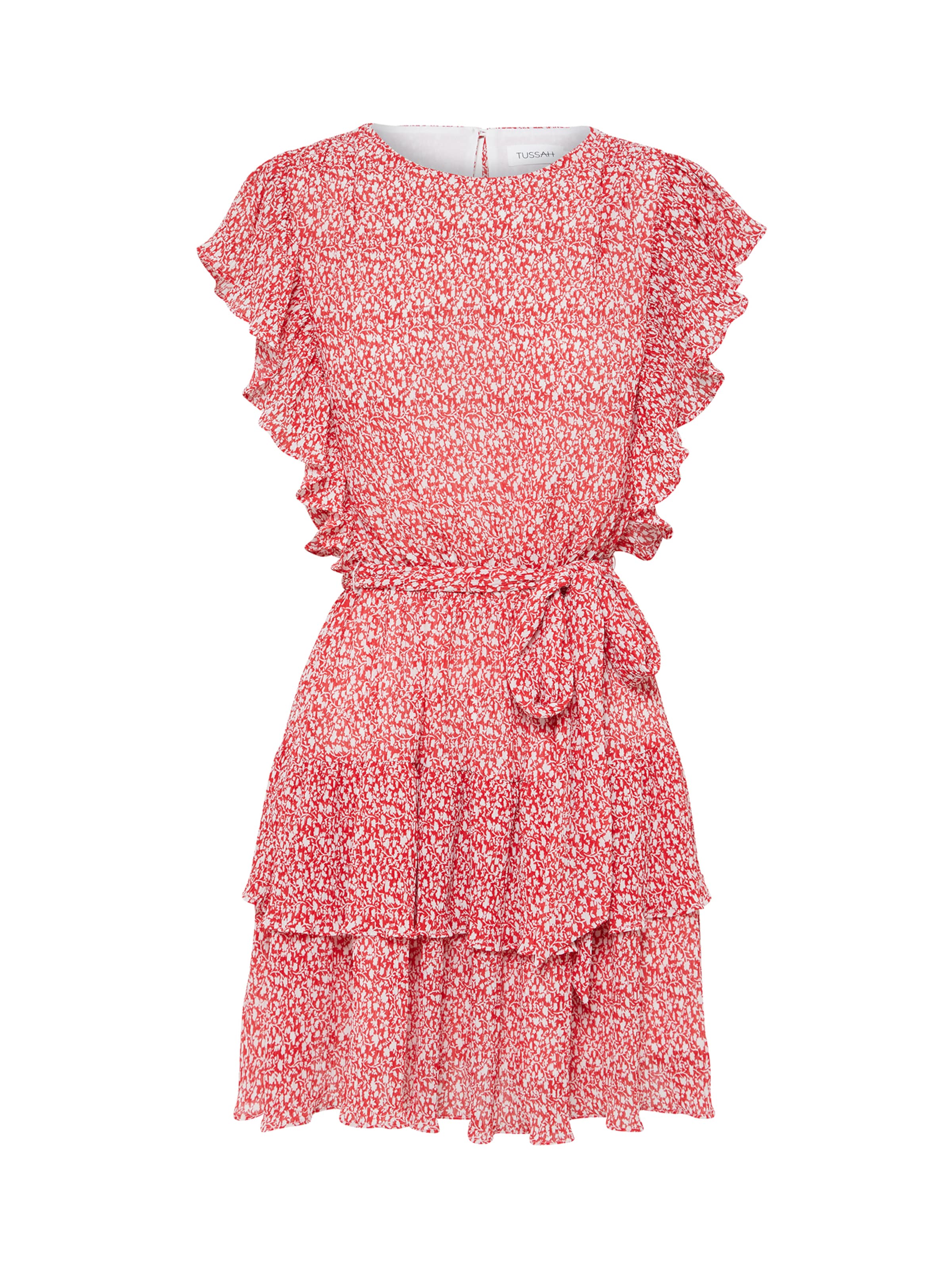 Tussah Šaty 'BETH' - Červená: predná strana