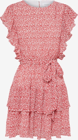 TussahHaljina 'BETH' - crvena boja: prednji dio