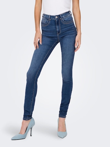 Skinny Jean ONLY en bleu : devant