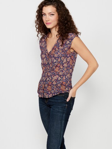 KOROSHI Blouse in Gemengde kleuren