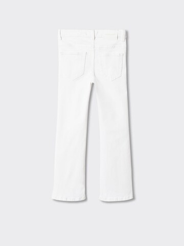 MANGO KIDS Flared Jeans in White