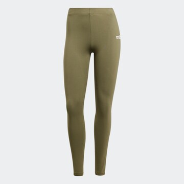 Skinny Pantaloncini da pigiama 'Essentials' di ADIDAS SPORTSWEAR in verde: frontale