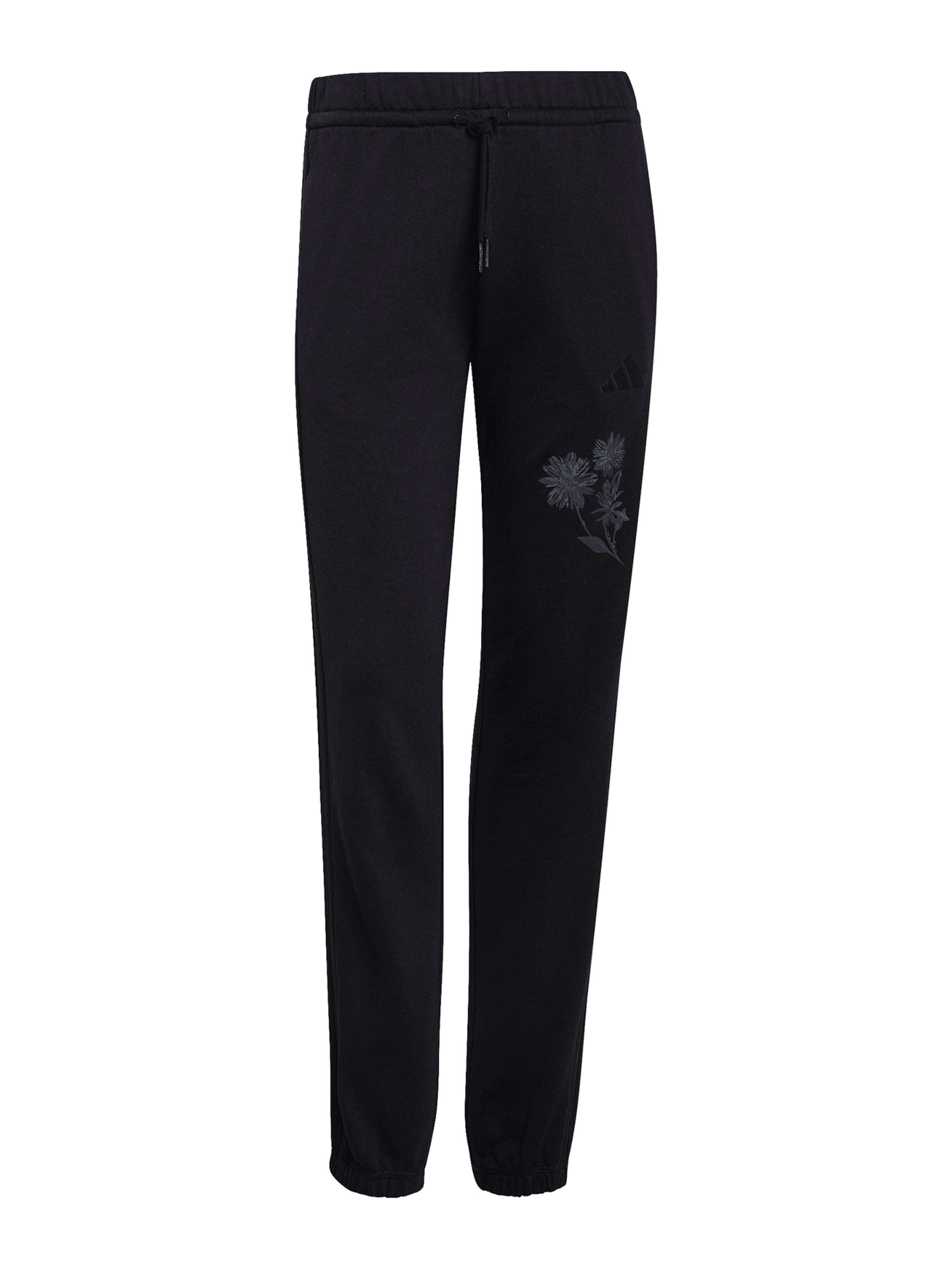 ADIDAS SPORTSWEAR Regular Sports trousers in Black: front