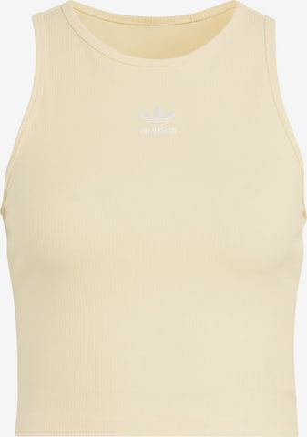 Top 'Essentials' di ADIDAS ORIGINALS in giallo: frontale