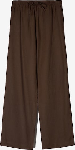 Pantalon Bershka en marron : devant