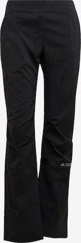 ADIDAS TERREX Outdoor Pants 'Multi' in Black: front