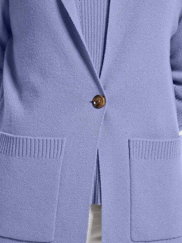 MADELEINE Gebreid vest in Blauw