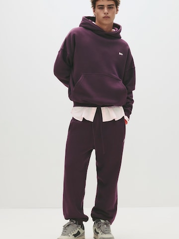 Effilé Pantalon 'STWD' Pull&Bear en violet