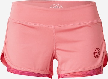 BIDI BADU Slimfit Sportshorts 'Chidera' in Pink: predná strana