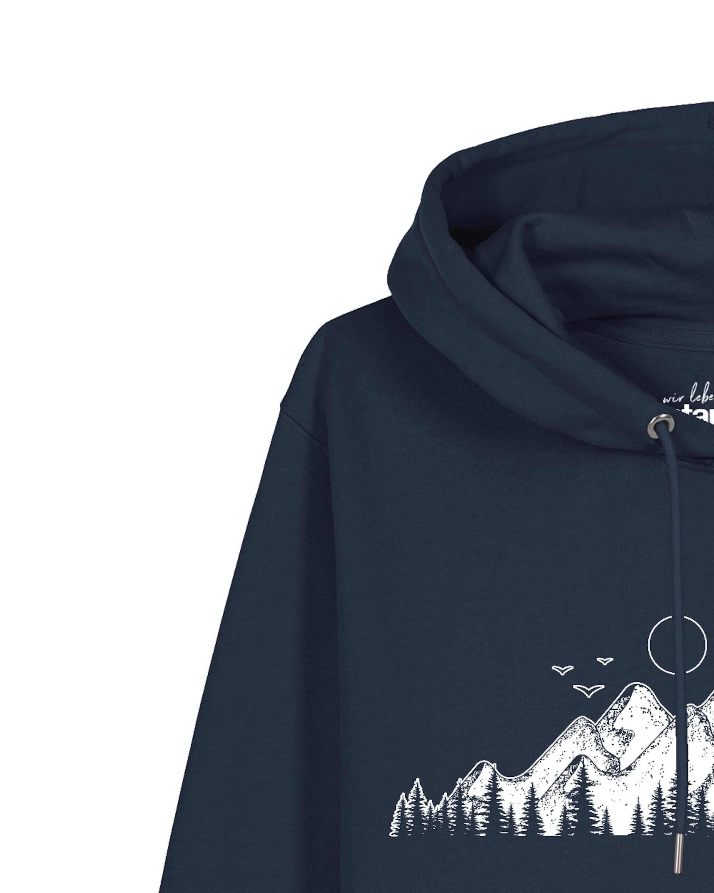 Felpa 'Mountains' di Watapparel in blu