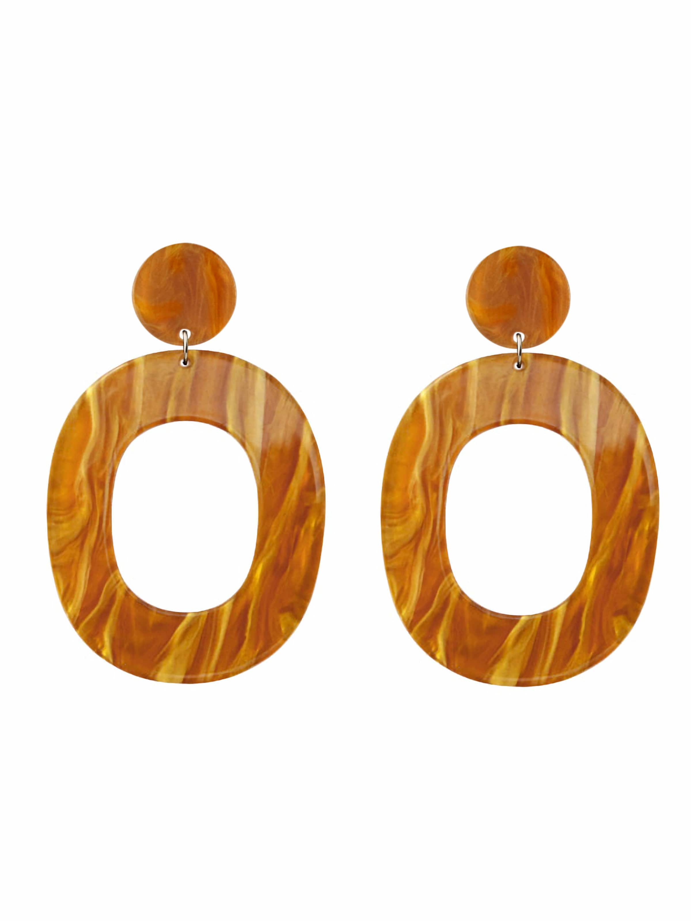 Gemshine Ohrringe in Gold: Vorderseite