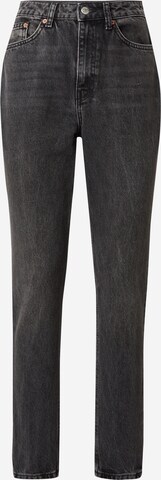 TOPSHOP - Tapered Vaquero en negro: frente