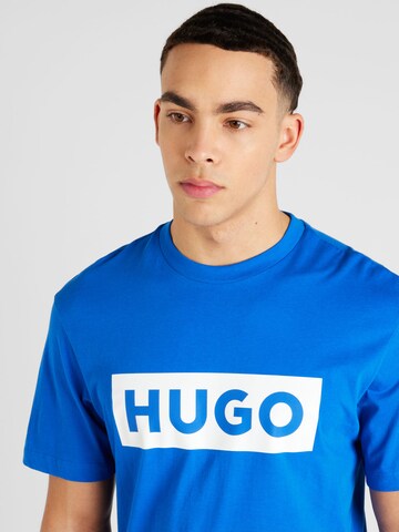 HUGO Μπλουζάκι 'Nico' σε μπλε