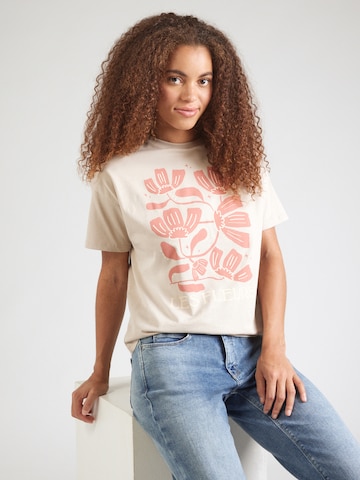 QS - Camiseta en beige: frente