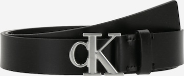 Ceinture Calvin Klein Jeans en noir : devant
