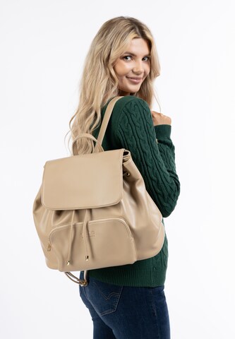 usha BLUE LABEL Rucksack in Beige: predná strana