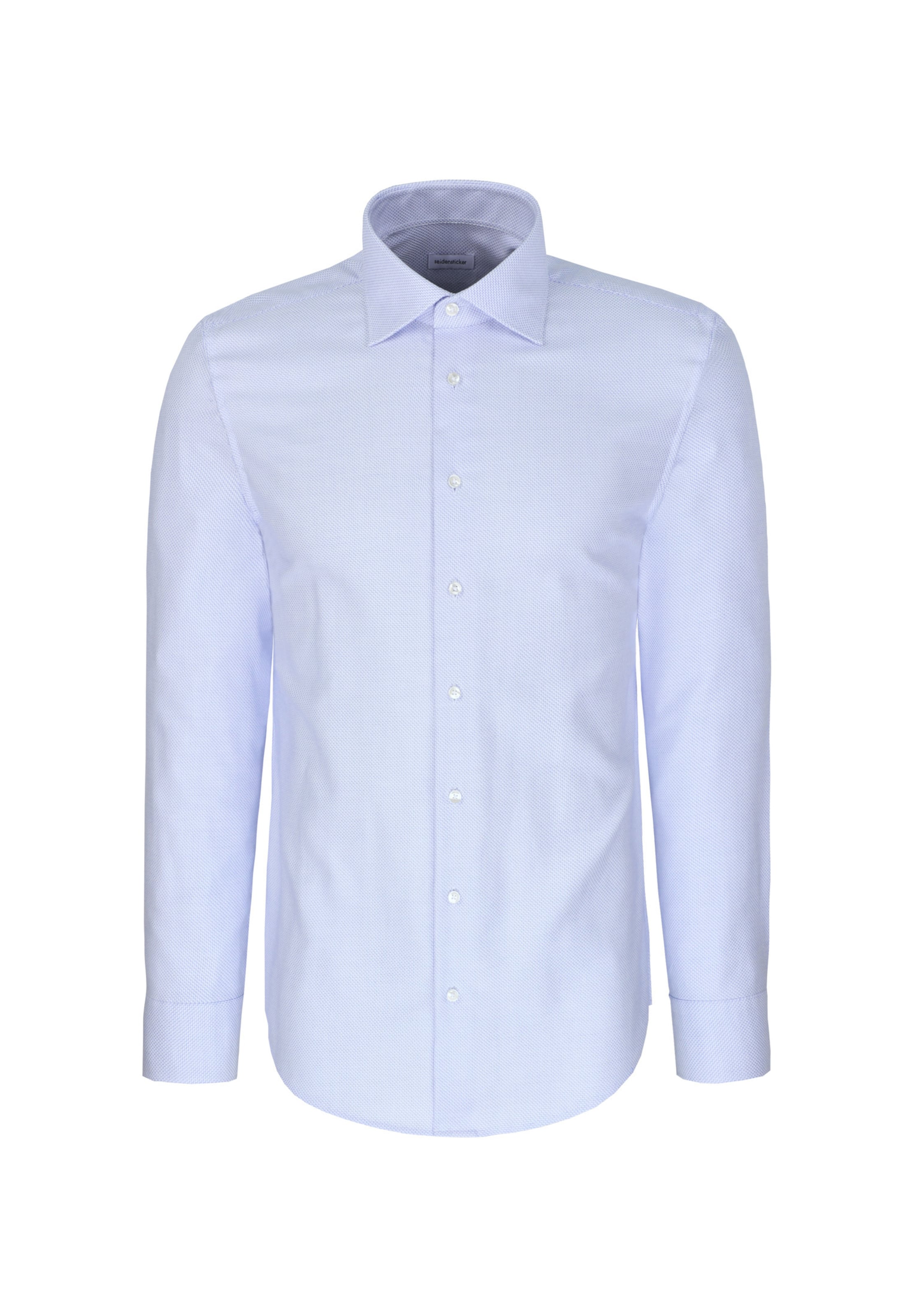 SEIDENSTICKER Slim fit Zakelijk overhemd in Blauw: voorkant