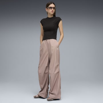 PUMA Loosefit Broek 'Essentials' in Beige