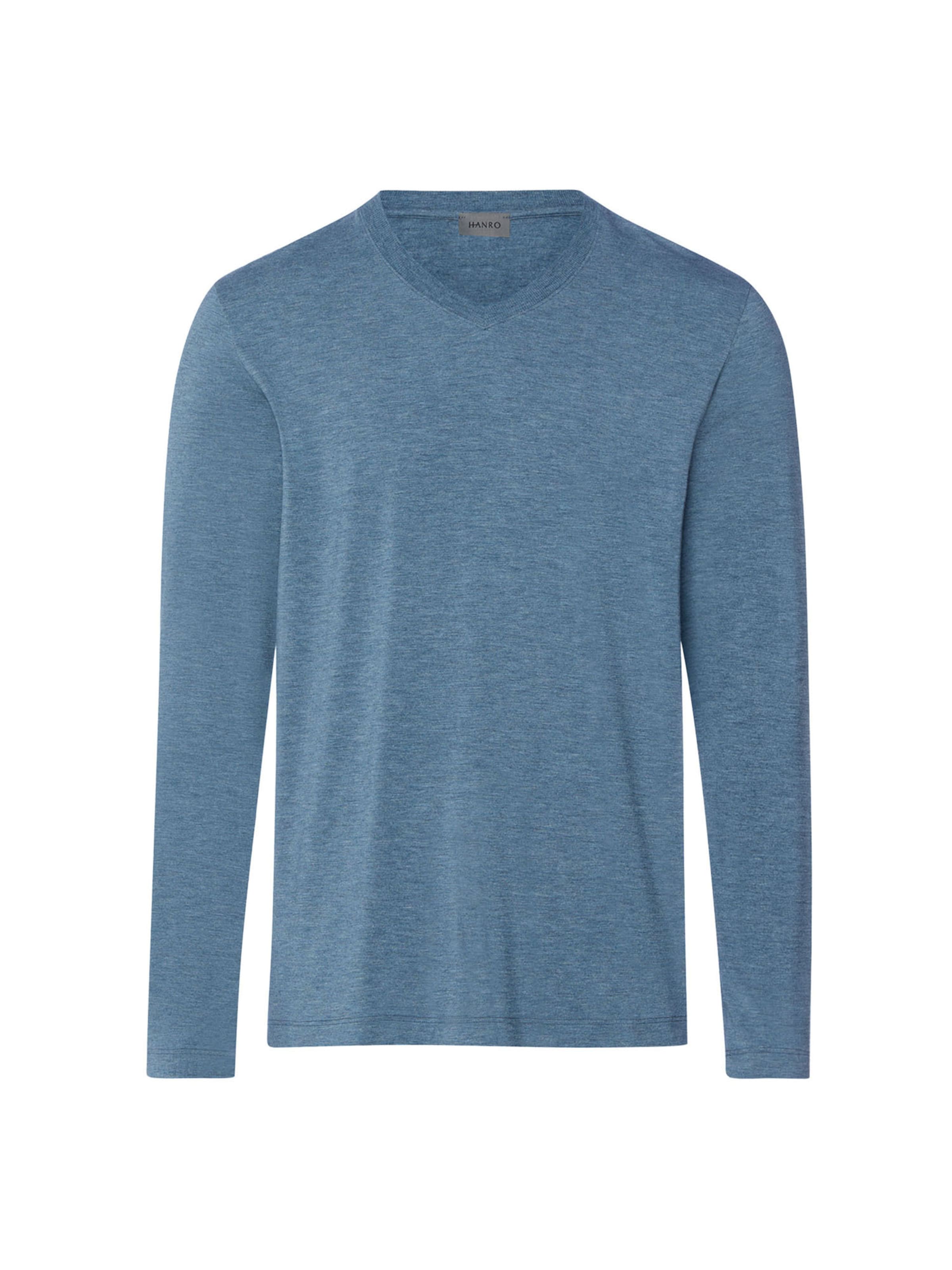 Hanro Shirt 'Casuals' in Blauw: voorkant