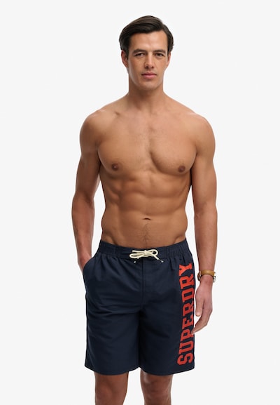 Superdry & Co Swimming shorts in Marine blue / Orange, Item view