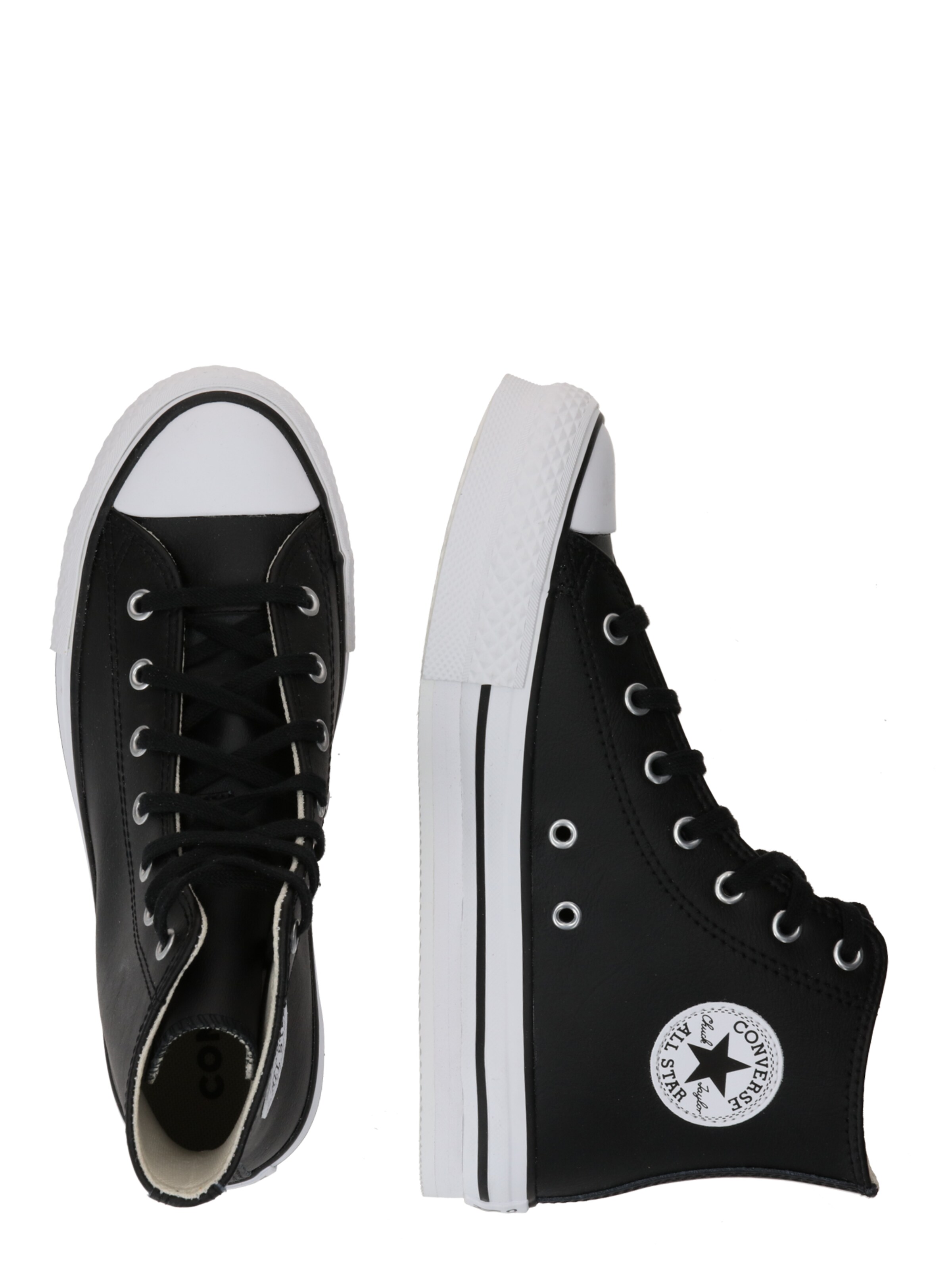 melns CONVERSE Brīvā laika apavi 'CHUCK TAYLOR ALL STAR EVA LIFT'