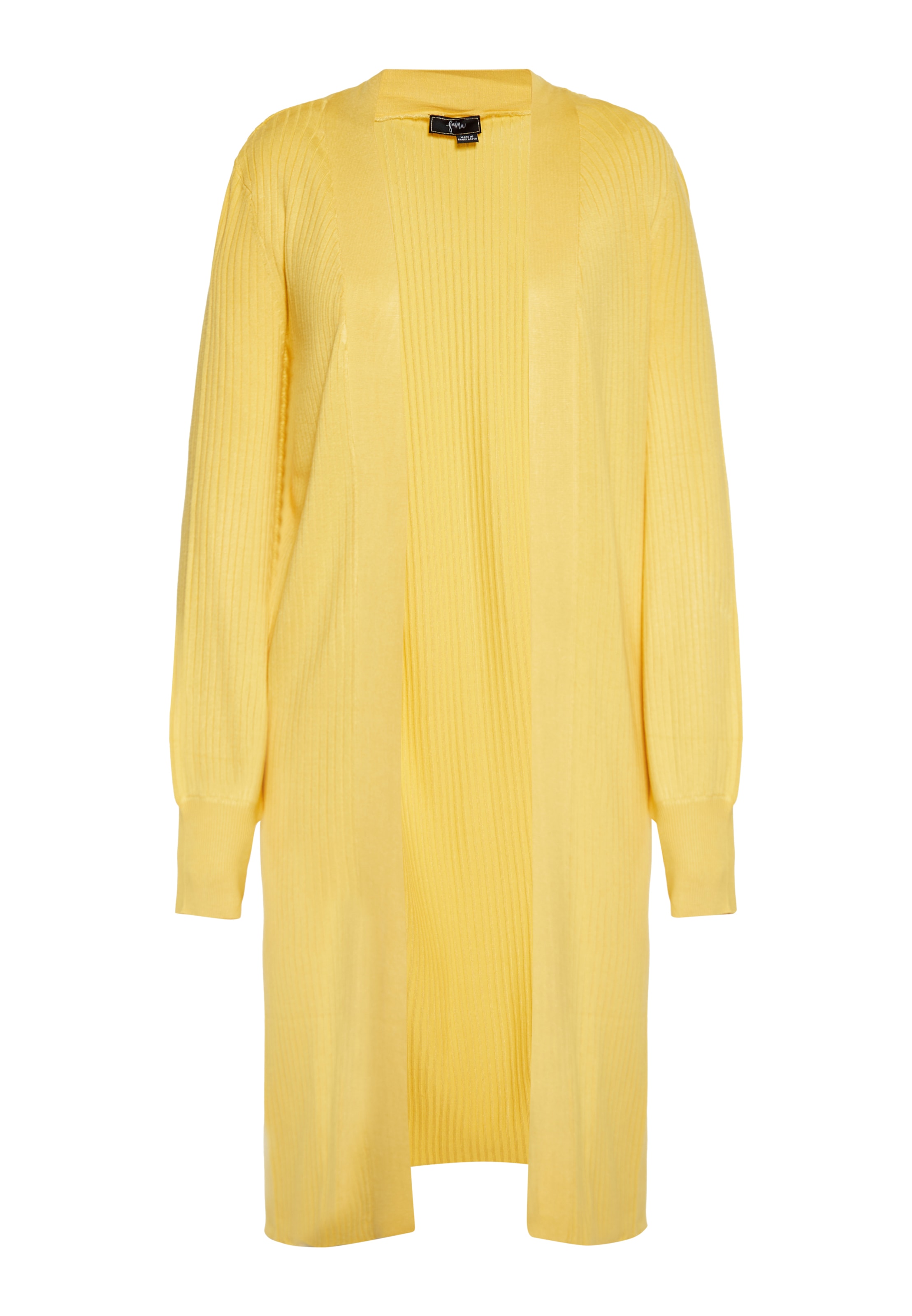 faina Neuletakki värissä keltainen: etupuoli