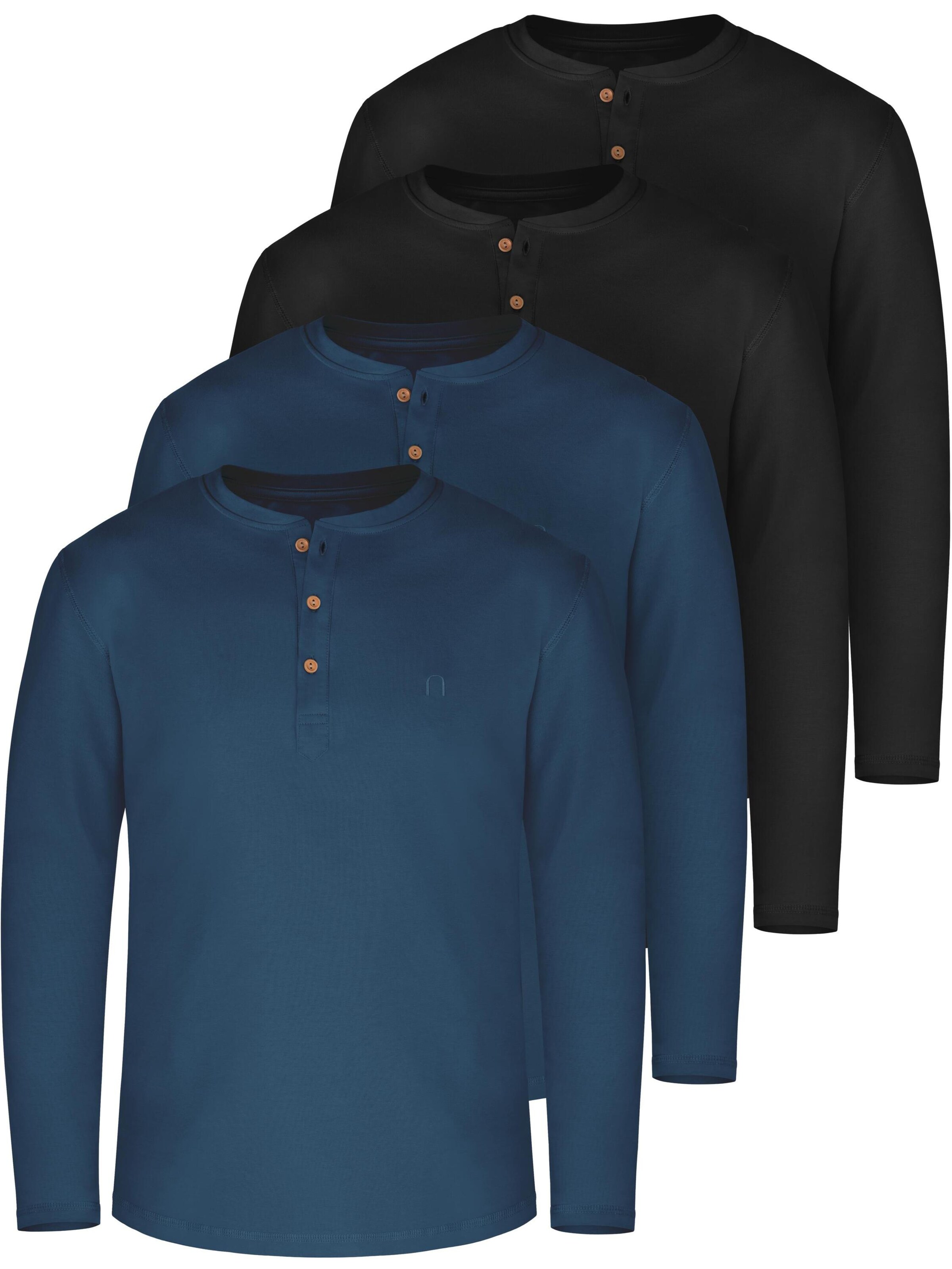 T-Shirt 'Neuville' normani en bleu : devant