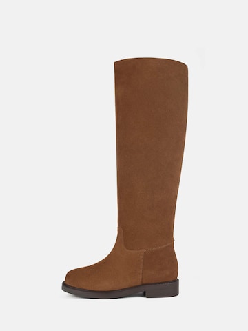 L37 HANDMADE SHOES Boots 'MR JONES MAXI' in Braun