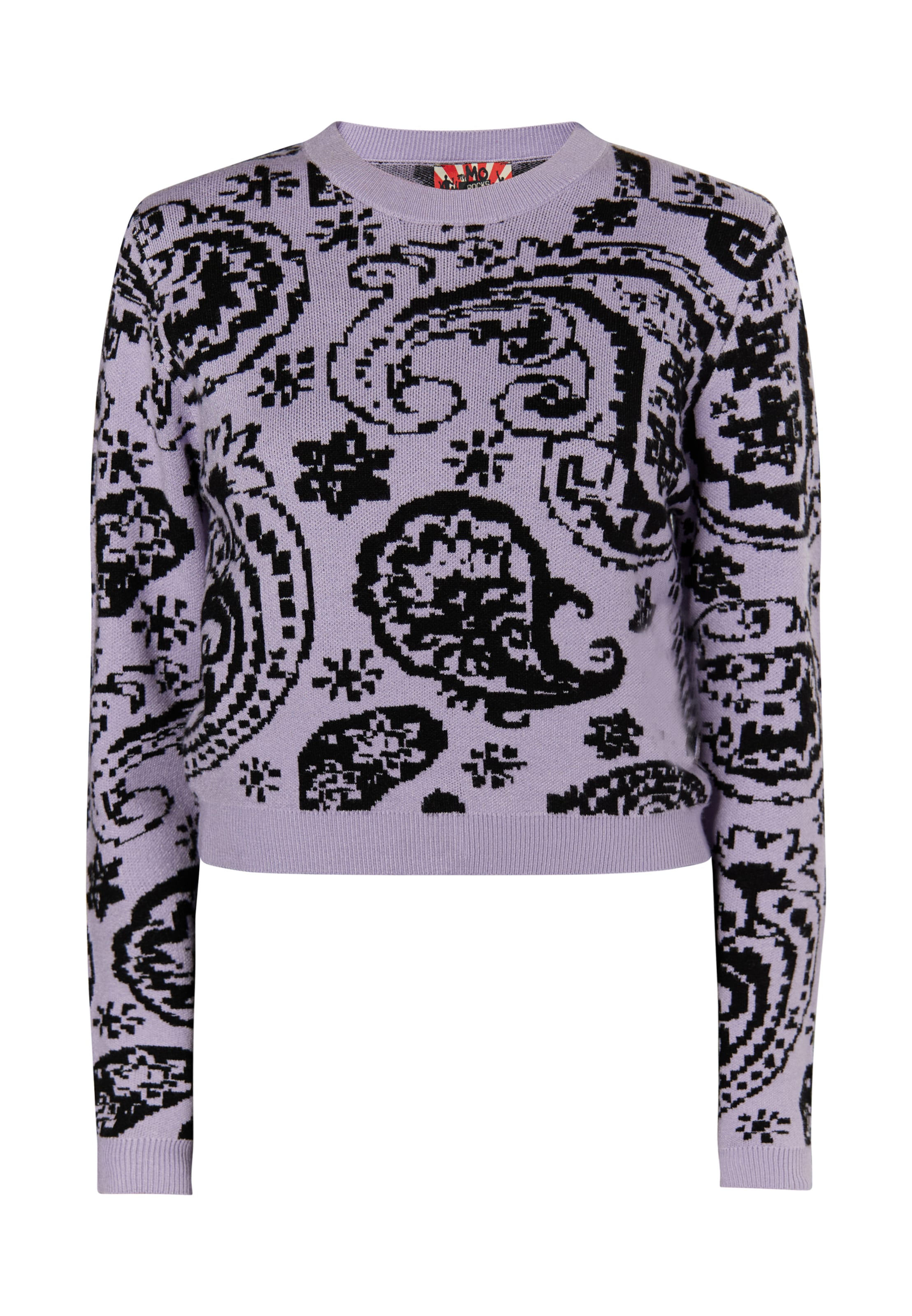 myMo ROCKS Trui 'Blonda' in Lila: voorkant