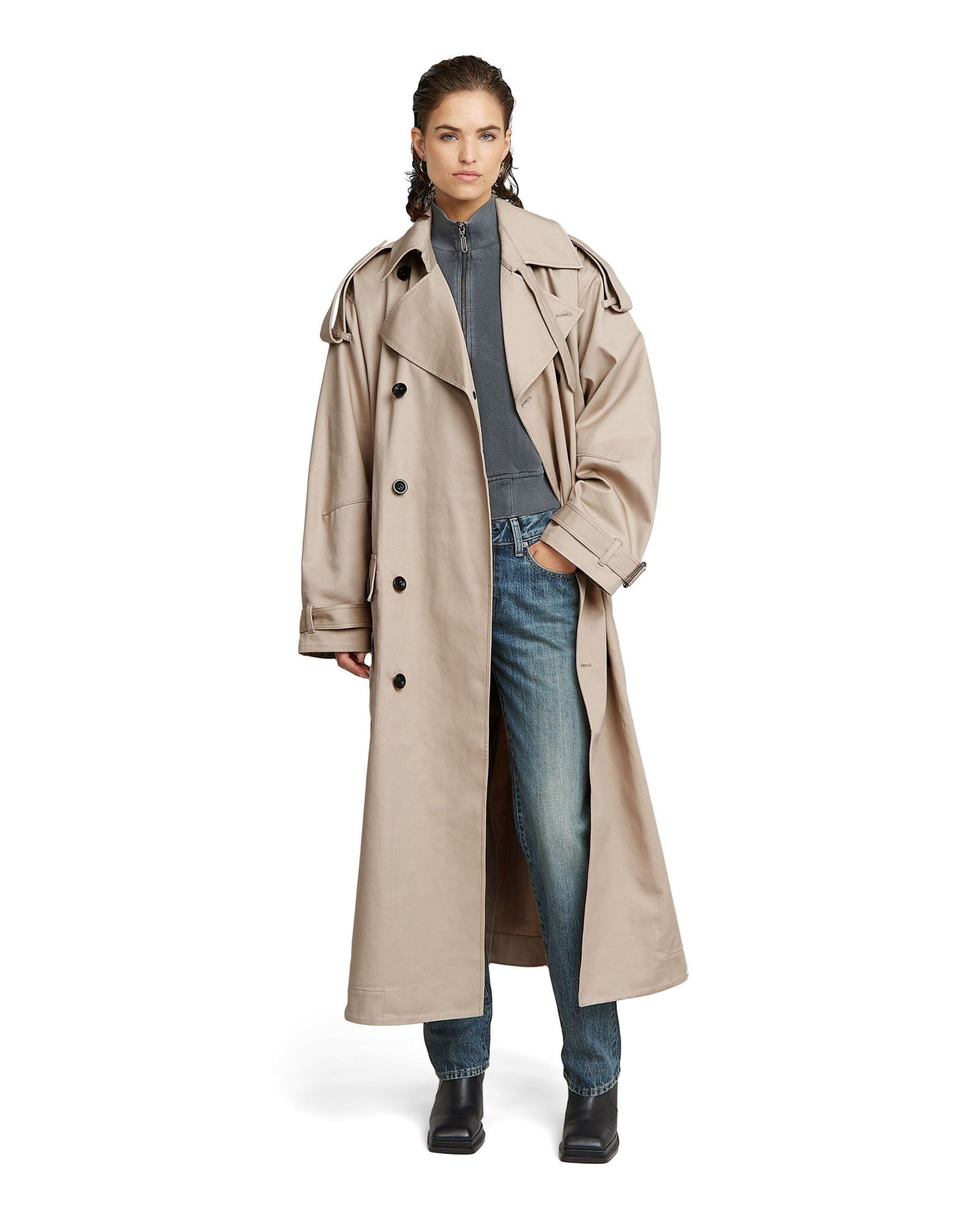 G-STAR Tussenmantel 'Macro Balloon' in Beige