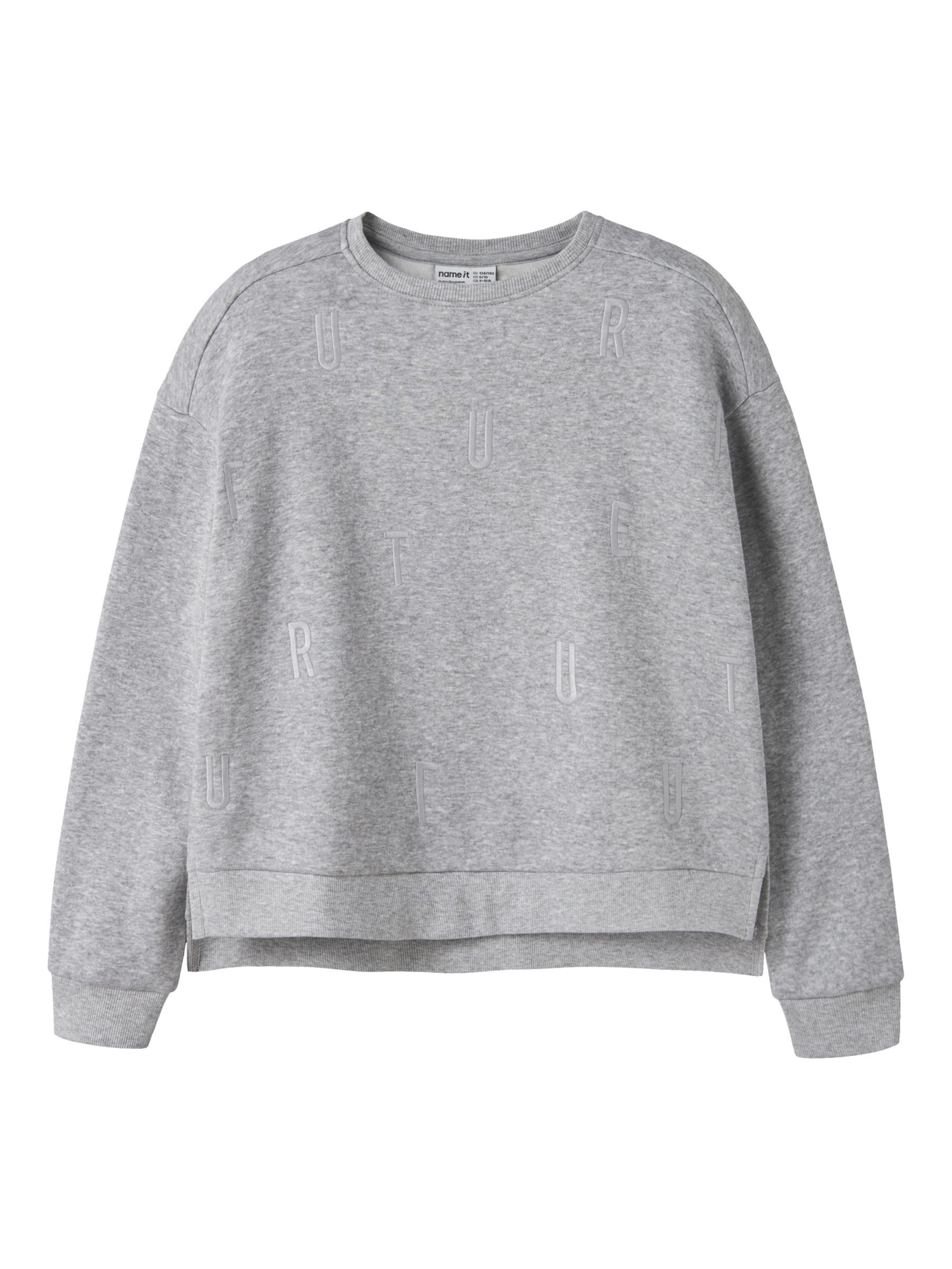 Felpa di NAME IT in grigio: frontale
