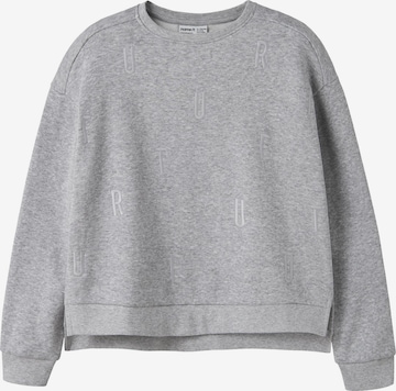 Felpa di NAME IT in grigio: frontale