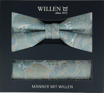 WILLEN Fliege 'Set Paisley' in Grün: Vorderseite