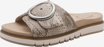 Tamaris Pantolette in Beige: Vorderseite