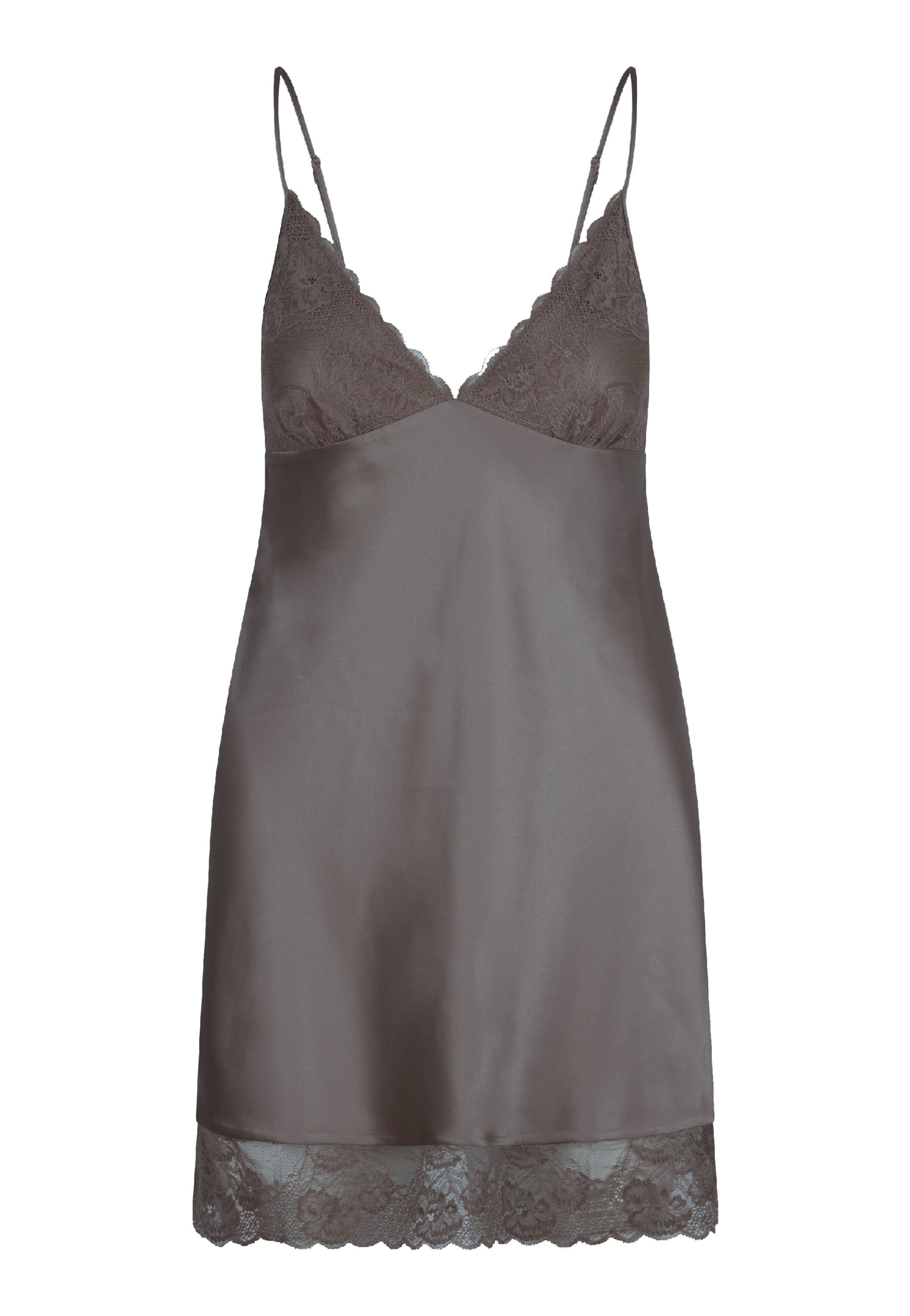 LingaDore - Camisa de noite em cinzento: frente