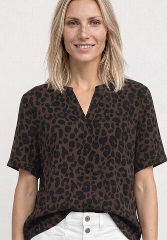 STREET ONE Bluse in Braun: Vorderseite