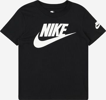 Nike Sportswear T-Shirt 'Futura Evergreen' in Schwarz: Vorderseite