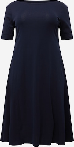 Lauren Ralph Lauren Plus Kleit 'MUNZIE', värv sinine: eest vaates