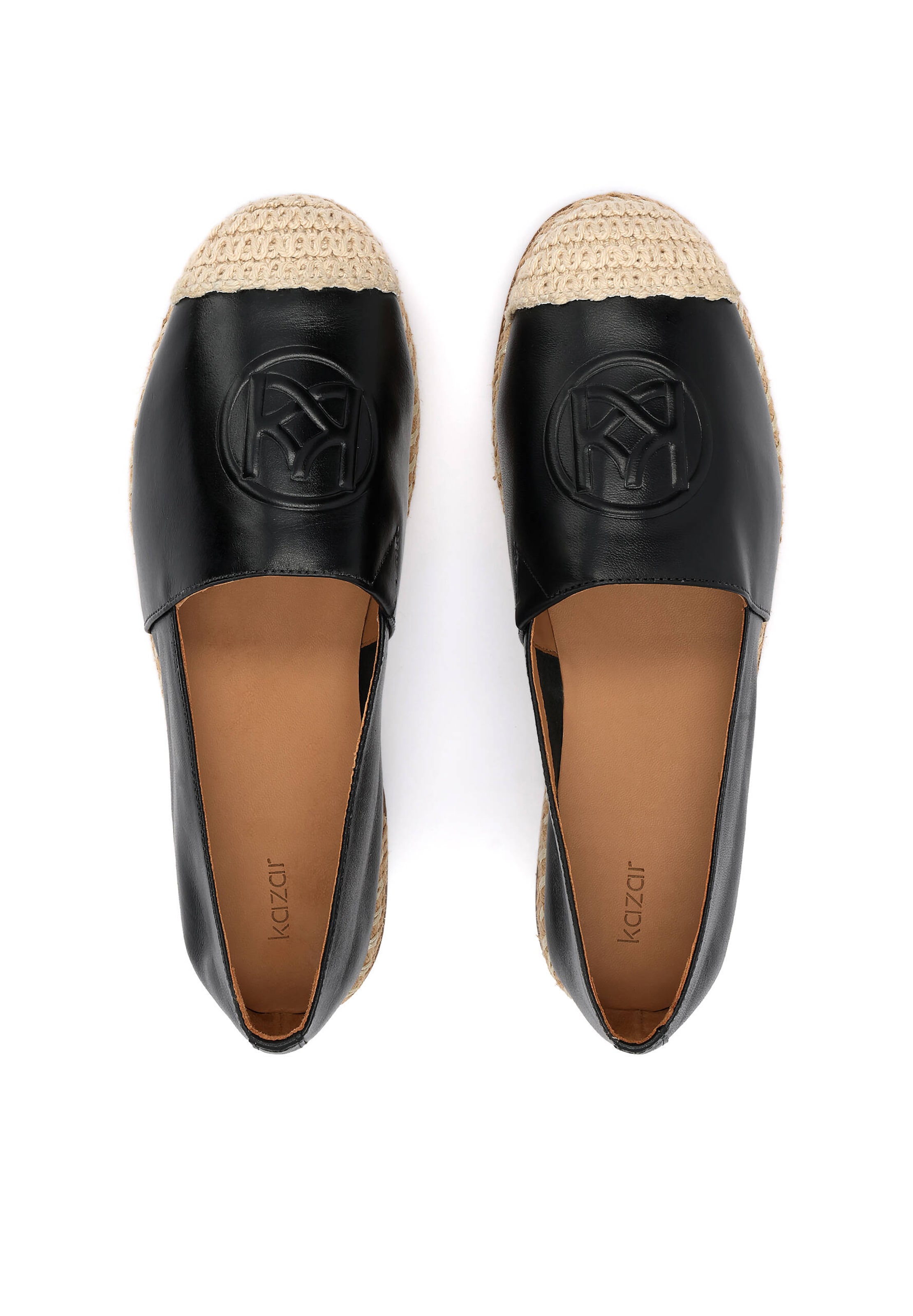 Espadrillas di Kazar in nero