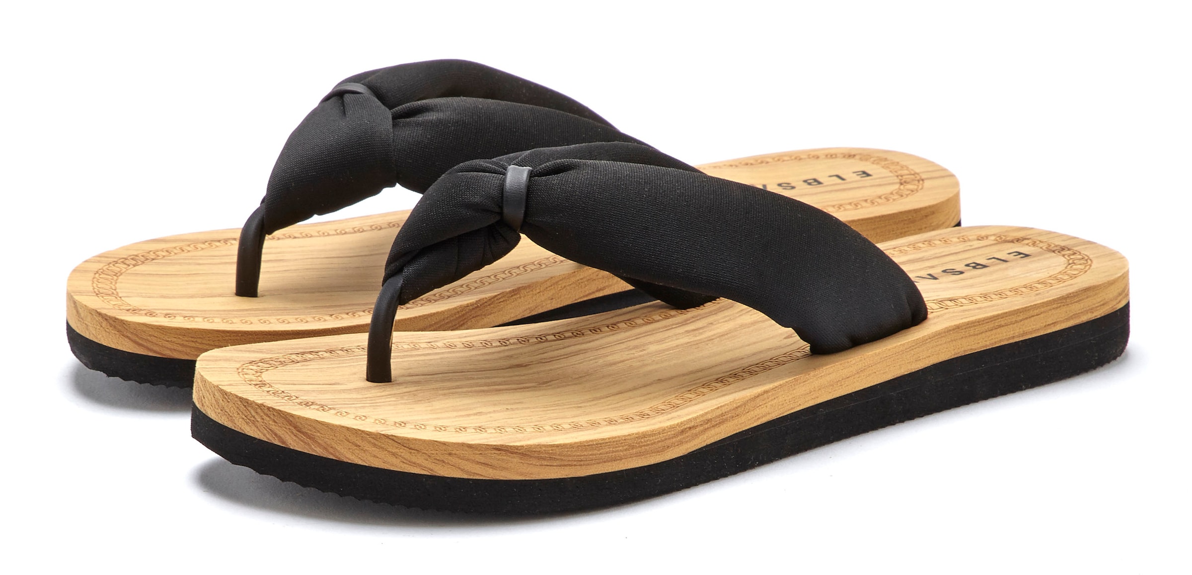 Tongs Elbsand en noir