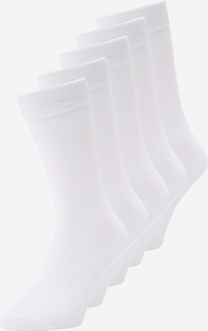 Chaussettes 'JENS' JACK & JONES en blanc : devant