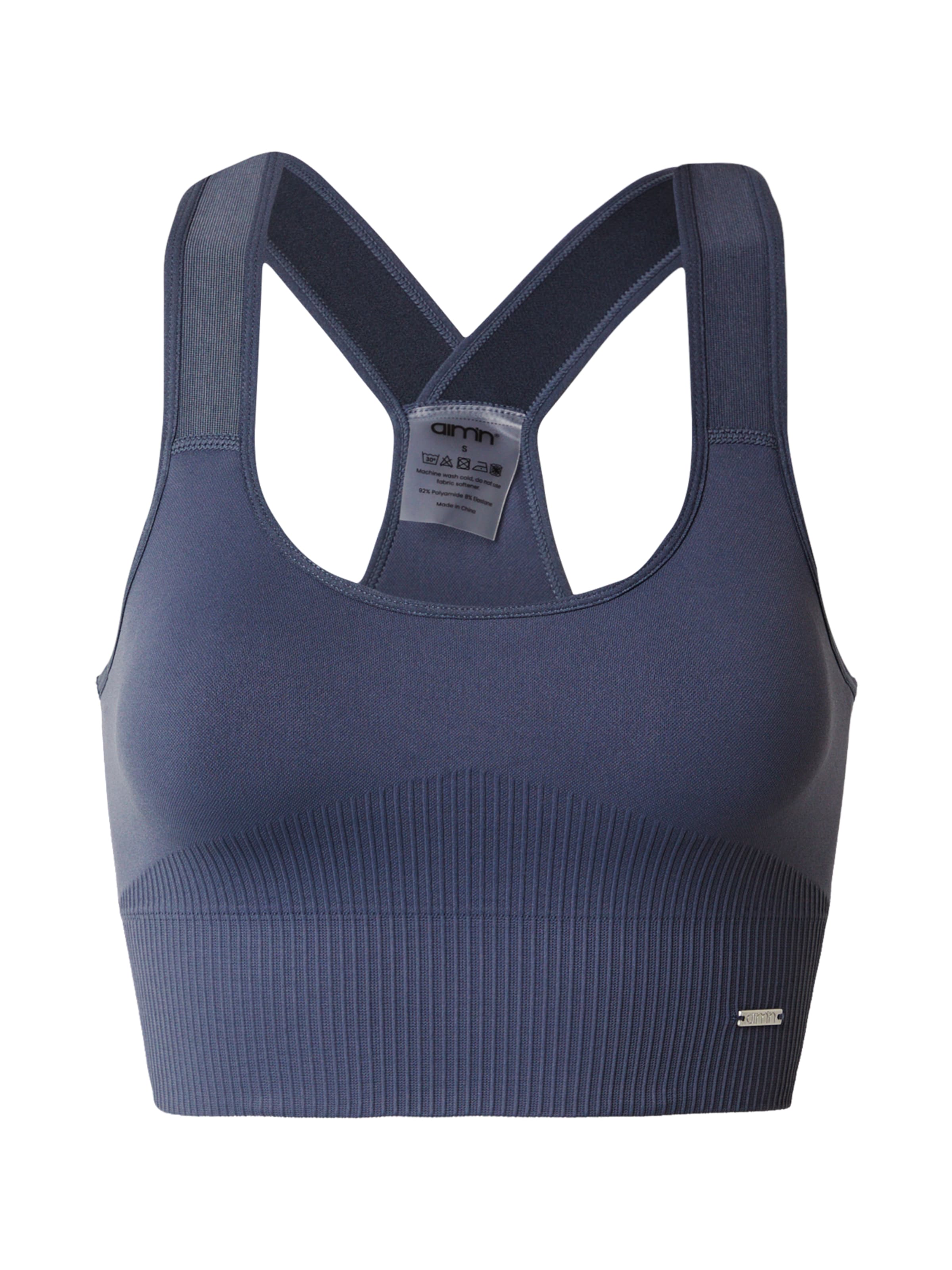 Aim'n Bustier Sports-BH i blå: forside