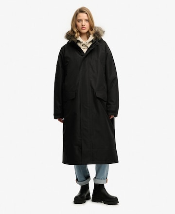 Manteau fonctionnel 'Everest' Superdry & Co en noir : devant