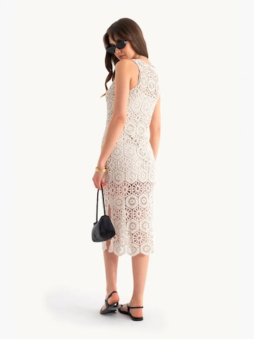 Hiccup - Vestido de malha em branco