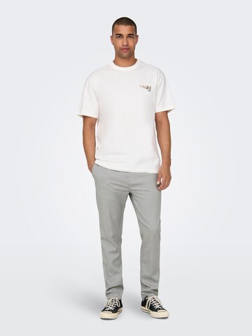 regular Pantaloni 'LINUS' di Only & Sons in grigio